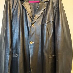 Black Leather Blazer🇺🇸SALE